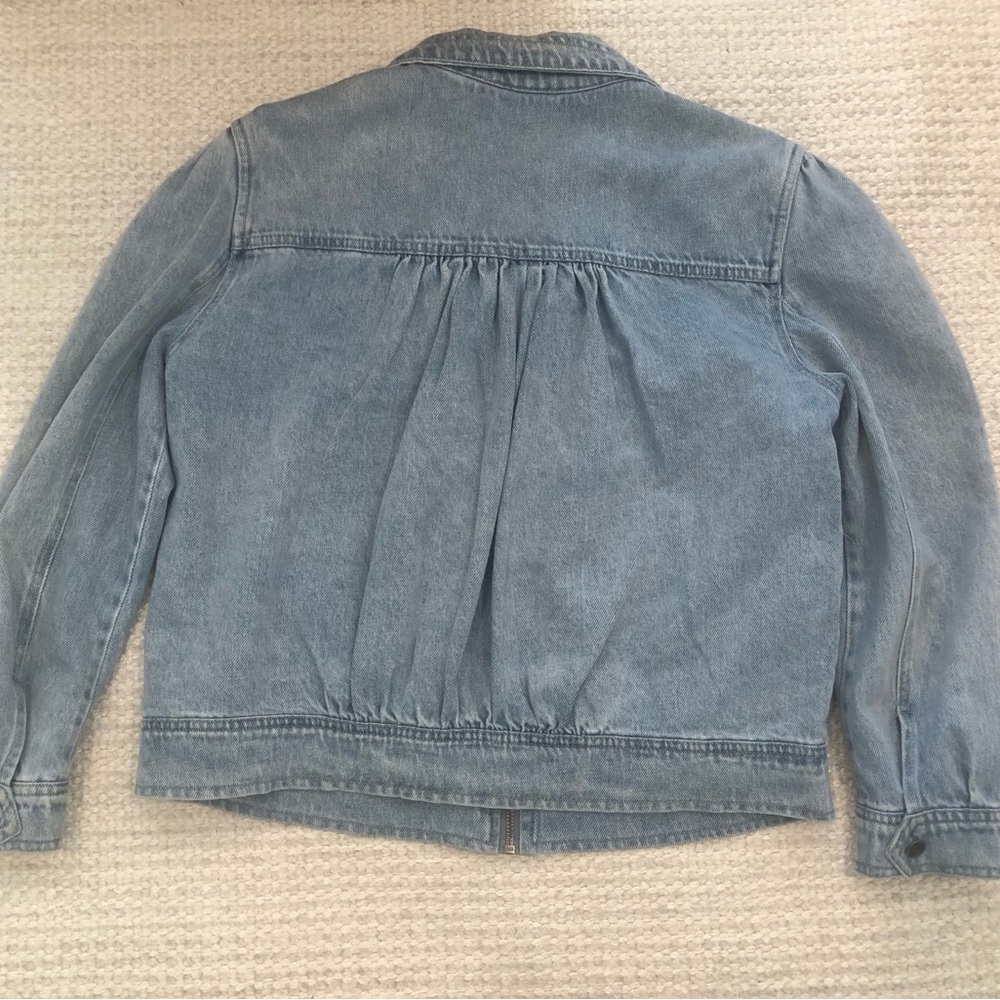 Splendid Collection Blue Washed Denim Utility Jacket - Picture 10 of 11